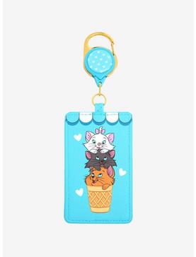Loungefly Disney The Aristocats Kitten Stack Ice Cream Retractable Lanyard - BoxLunch Exclusive, , hi-res