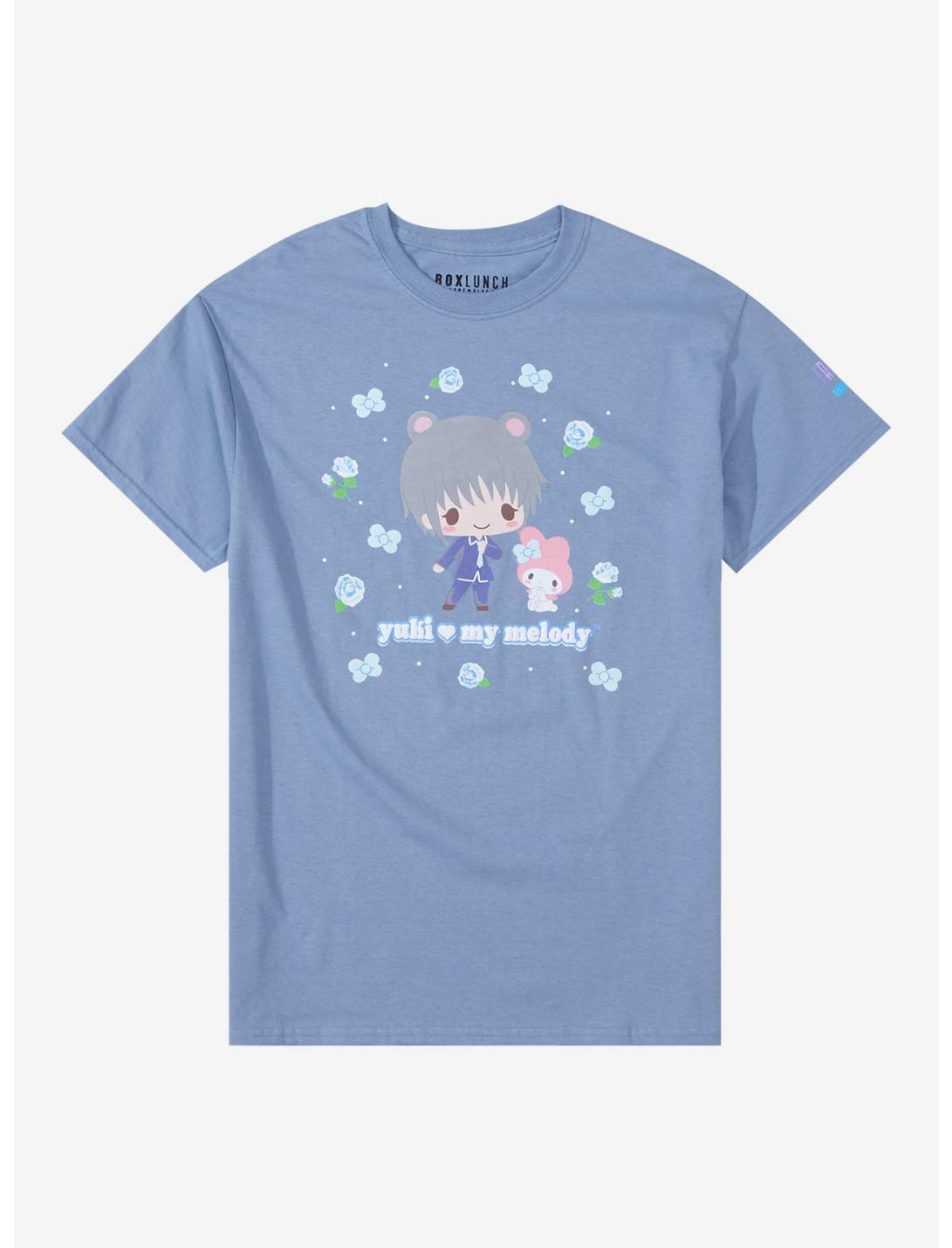 Fruits Basket x Hello Kitty and Friends Chibi Yuki Sohma & My Melody T-Shirt - BoxLunch Exclusive , MINT, hi-res