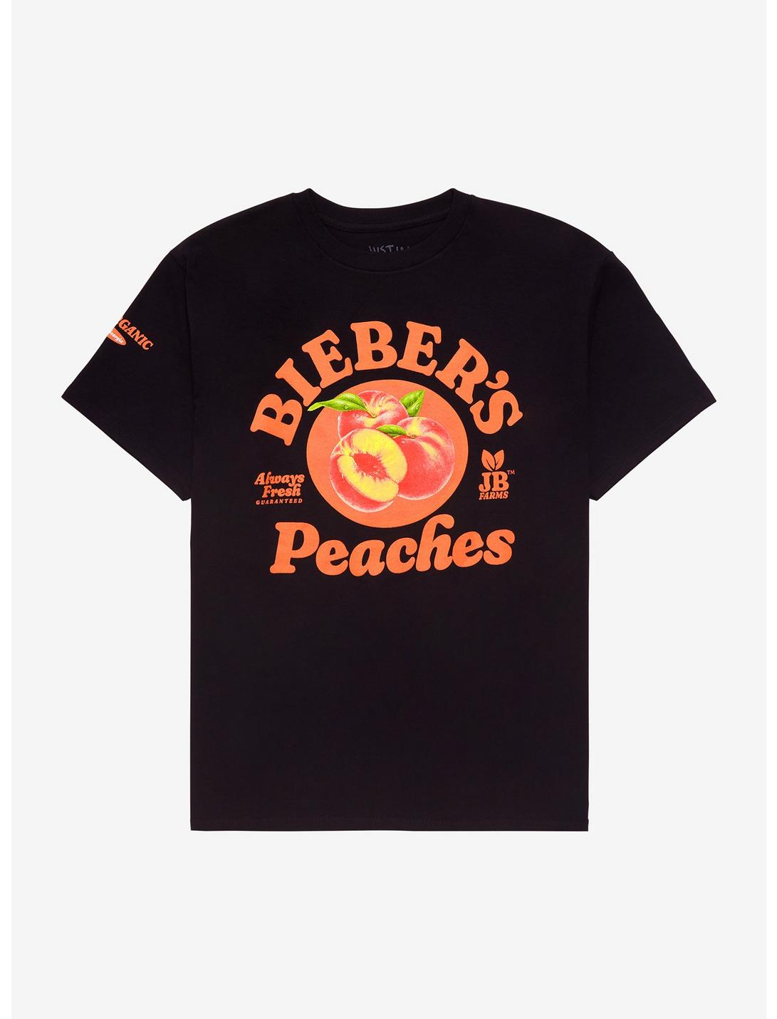 Justin Bieber Peaches Girls T-Shirt, BLACK, hi-res