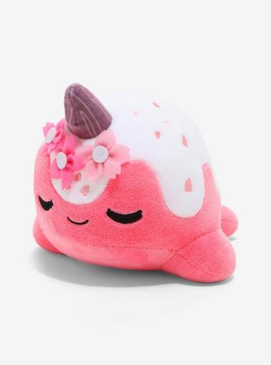 Tasty Peach Cherry Blossom Nomwhal Plush Hot Topic Exclusive | Hot