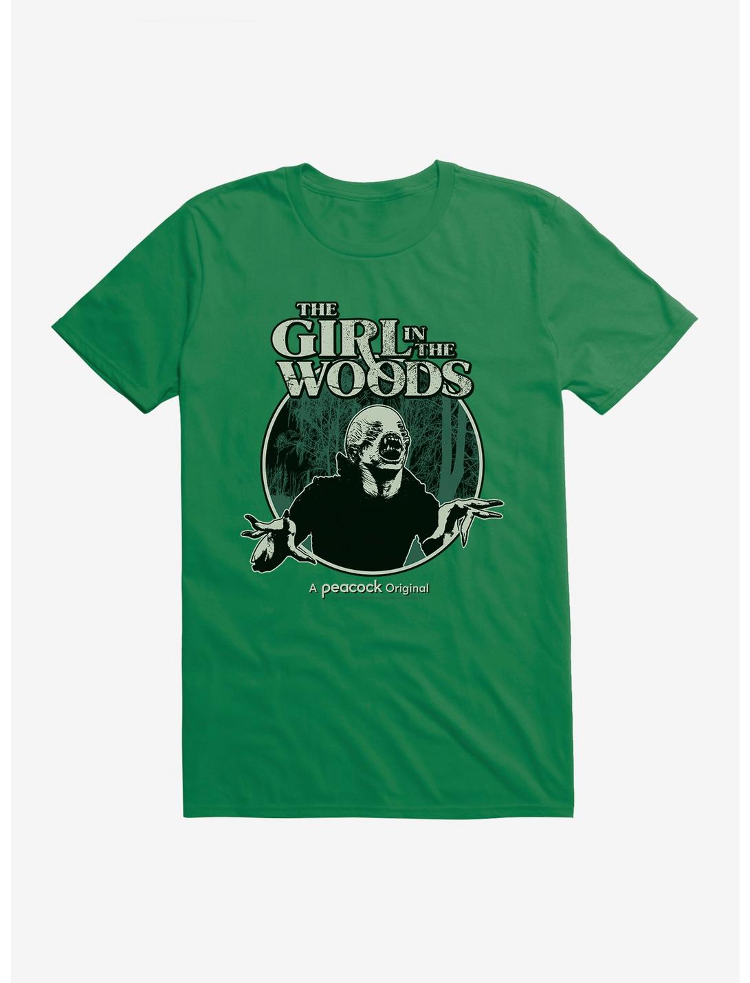Peacock TV Girl In The Woods Brute T-Shirt, KELLY GREEN, hi-res