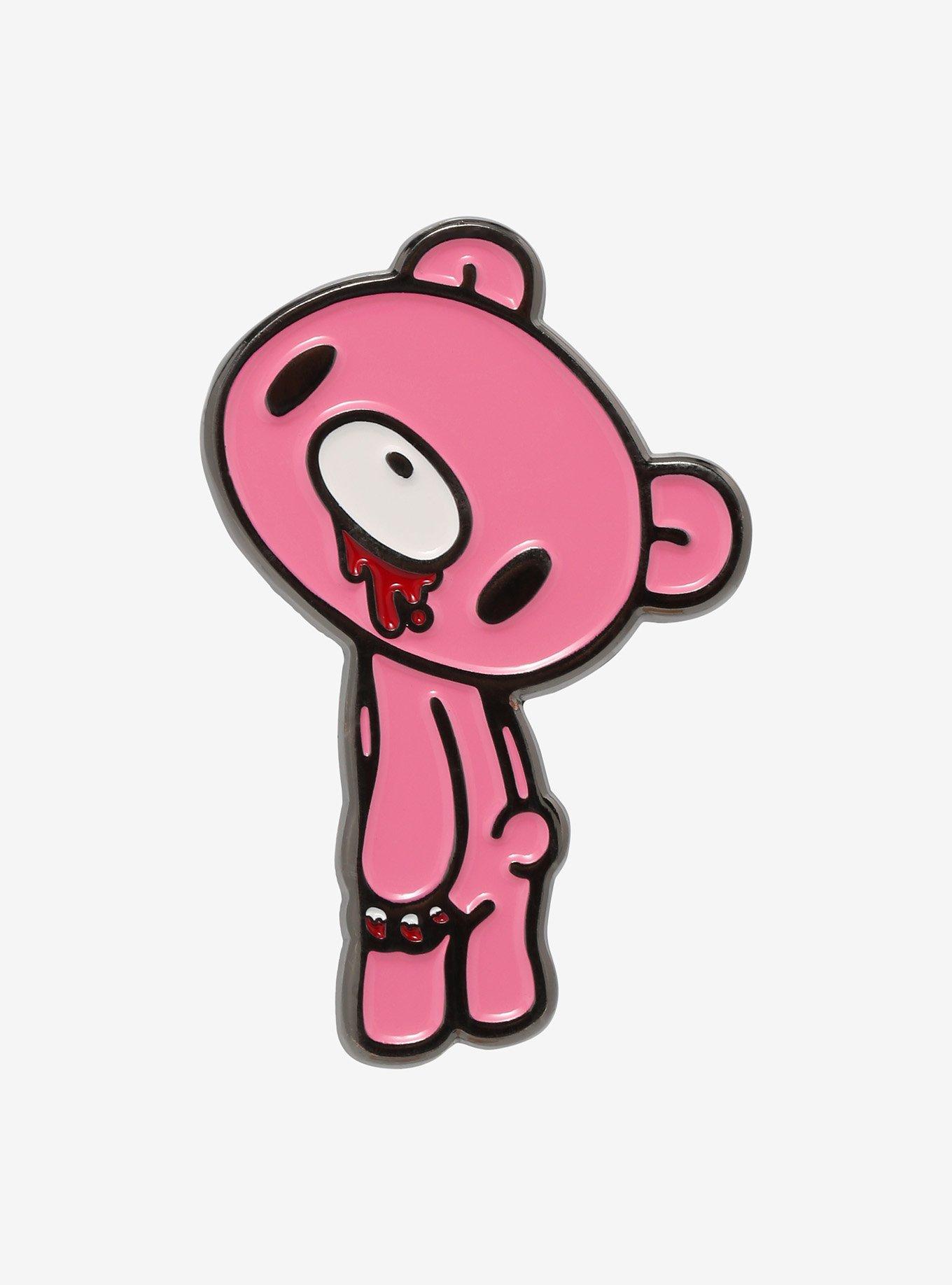 Gloomy Bear Head Turn Enamel Pin, , hi-res