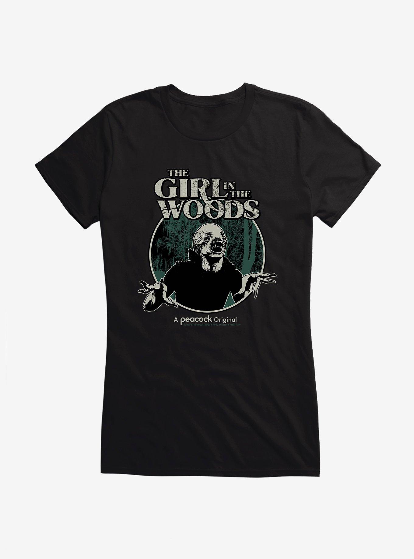 Peacock TV Girl The Woods Brute Girls T-Shirt