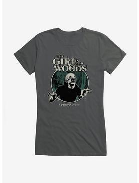 Peacock TV Girl In The Woods Brute Girls T-Shirt, CHARCOAL, hi-res
