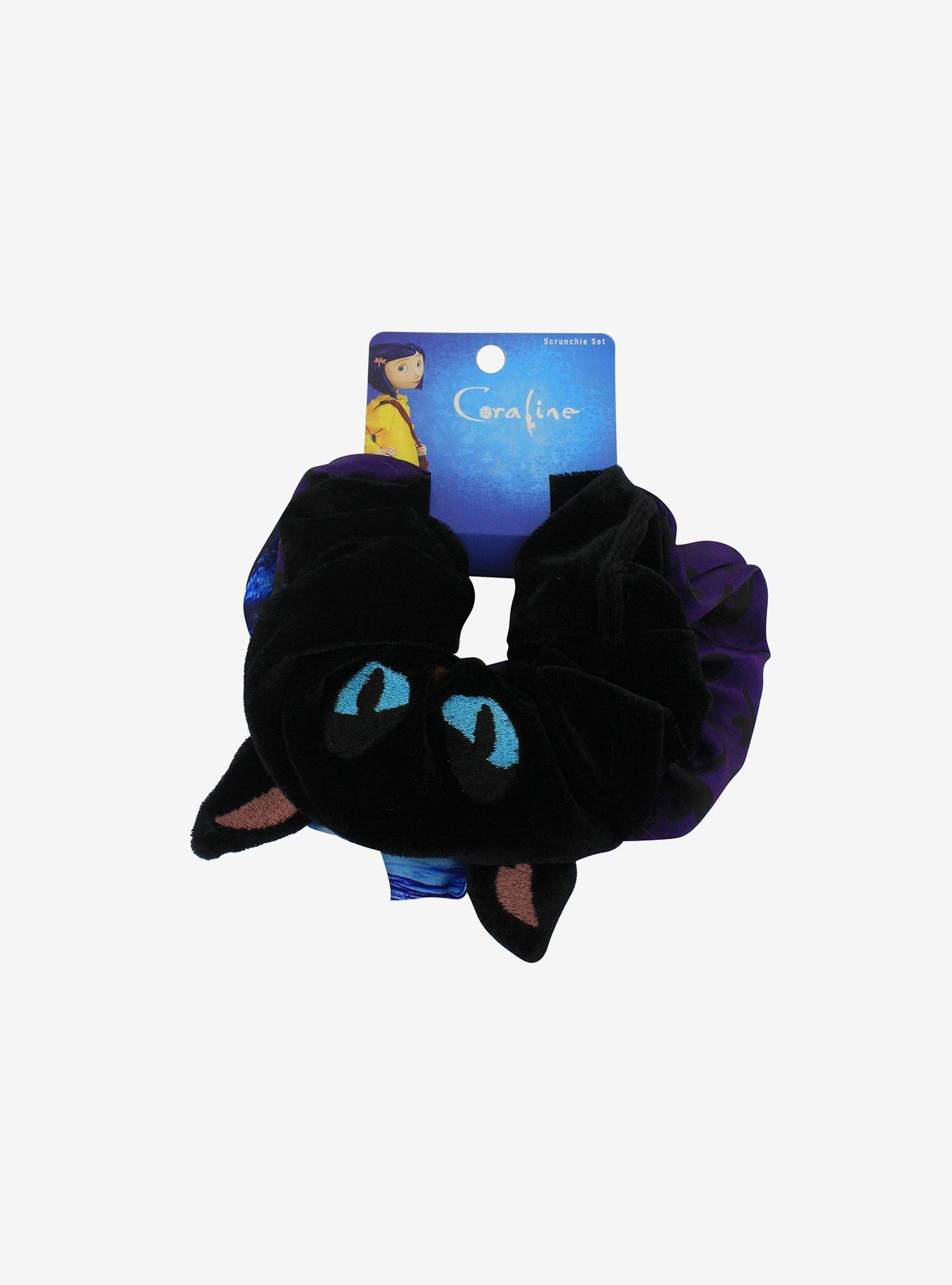 Coraline Cat Scrunchie Set, , hi-res