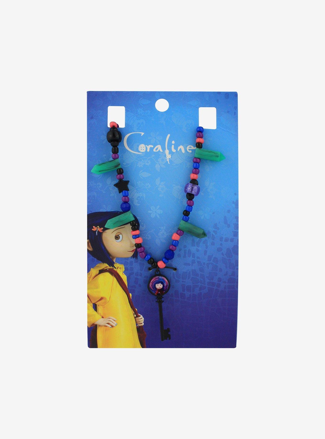 Coraline Key Crystal Beaded Choker, , hi-res