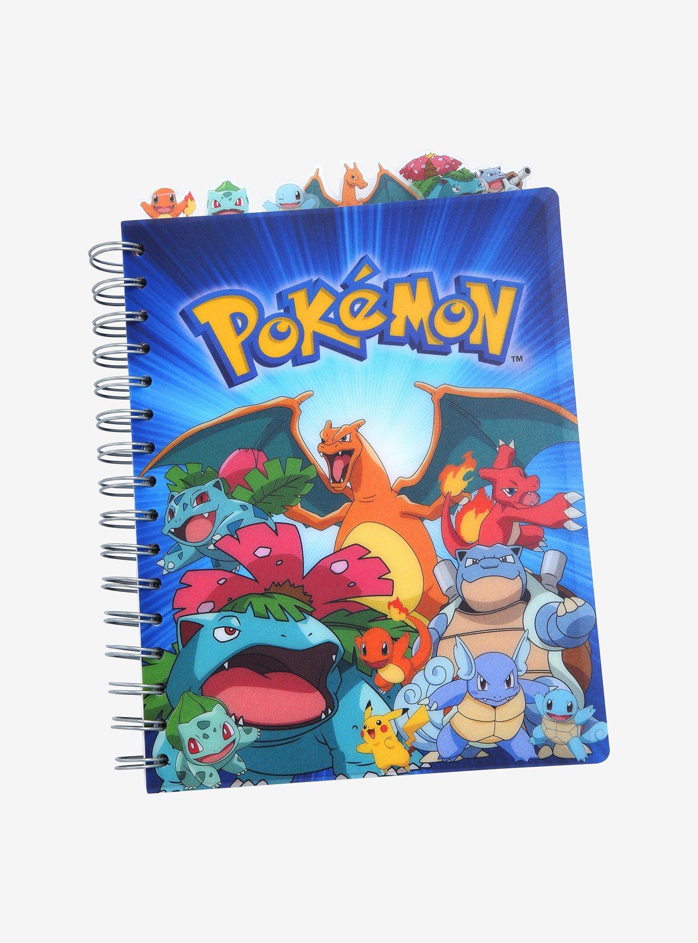 Pokemon Classic Characters Tabbed Journal | Hot Topic