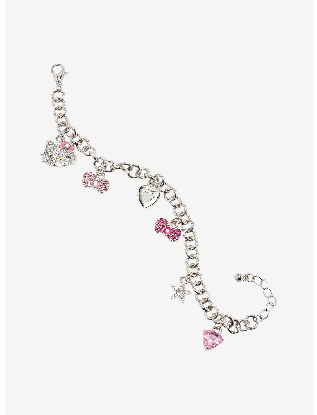 Hello Kitty Bling Charm Bracelet