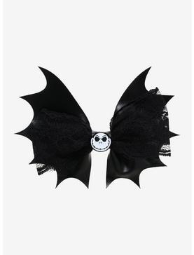 The Nightmare Before Christmas Jack Bat Wing Hair Bow, , hi-res