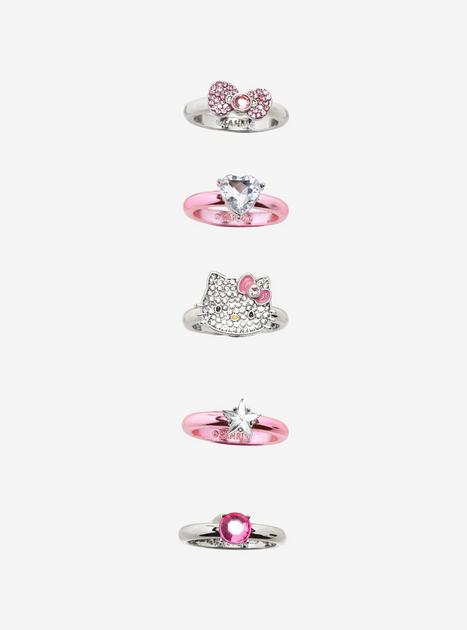 Hello kitty engagement ring on sale swarovski