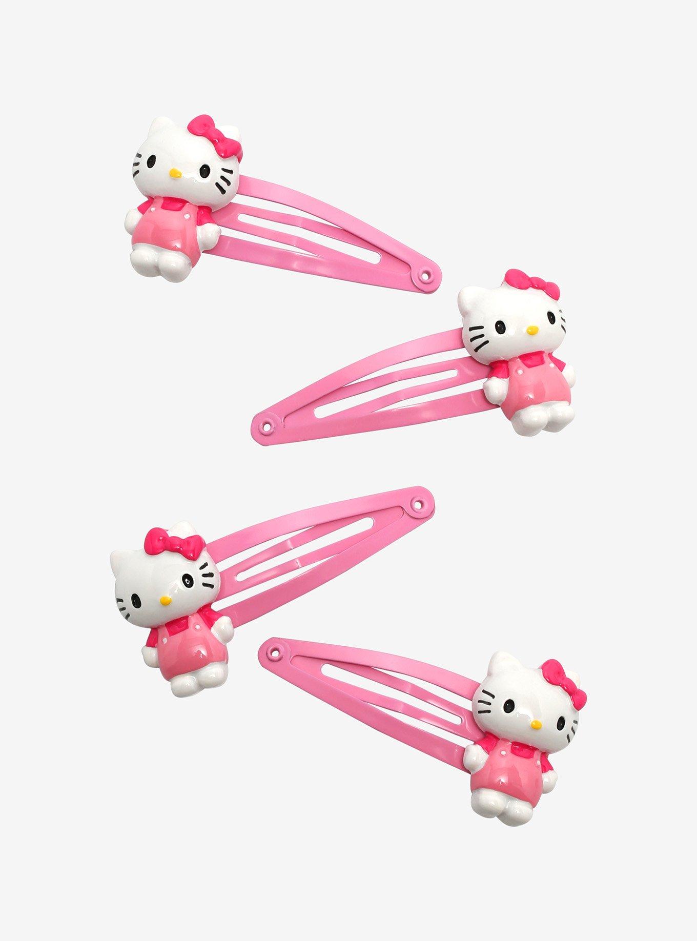 Hello Kitty Classic Pink Hair Clip Set