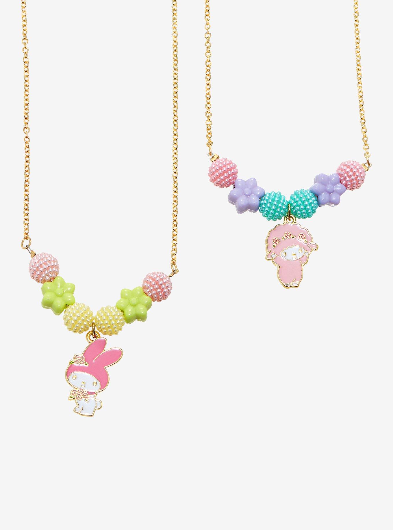 My Melody & My Sweet Piano Best Friend Necklace Set