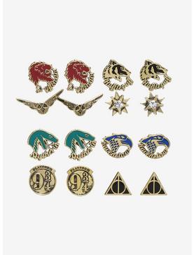 Harry Potter Hogwarts Houses Stud Earring Set, , hi-res
