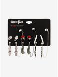 Scream Ghost Face Knife Icon Stud Earring Set, , hi-res