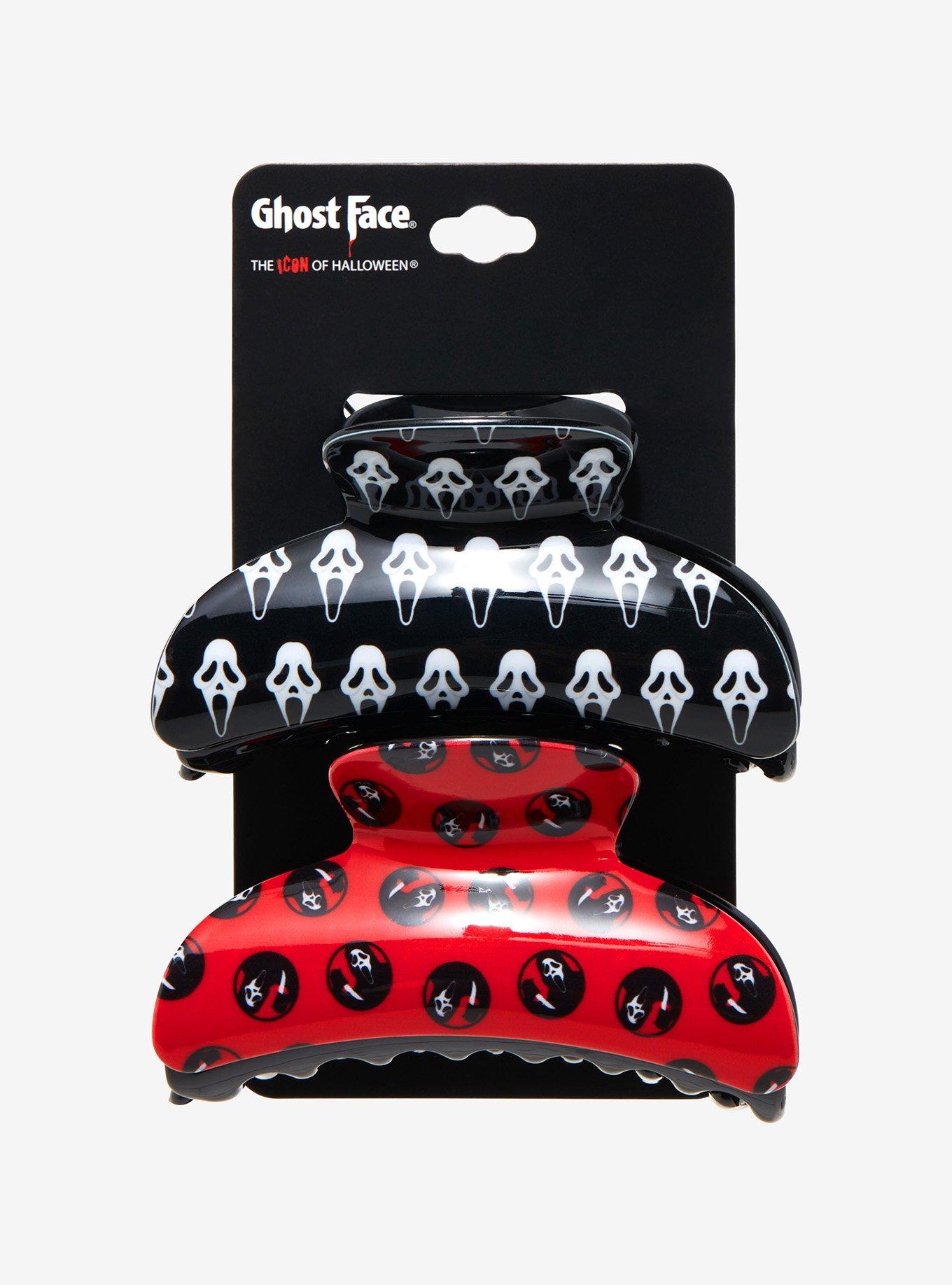 Scream Ghost Face Claw Hair Clip Set, , hi-res