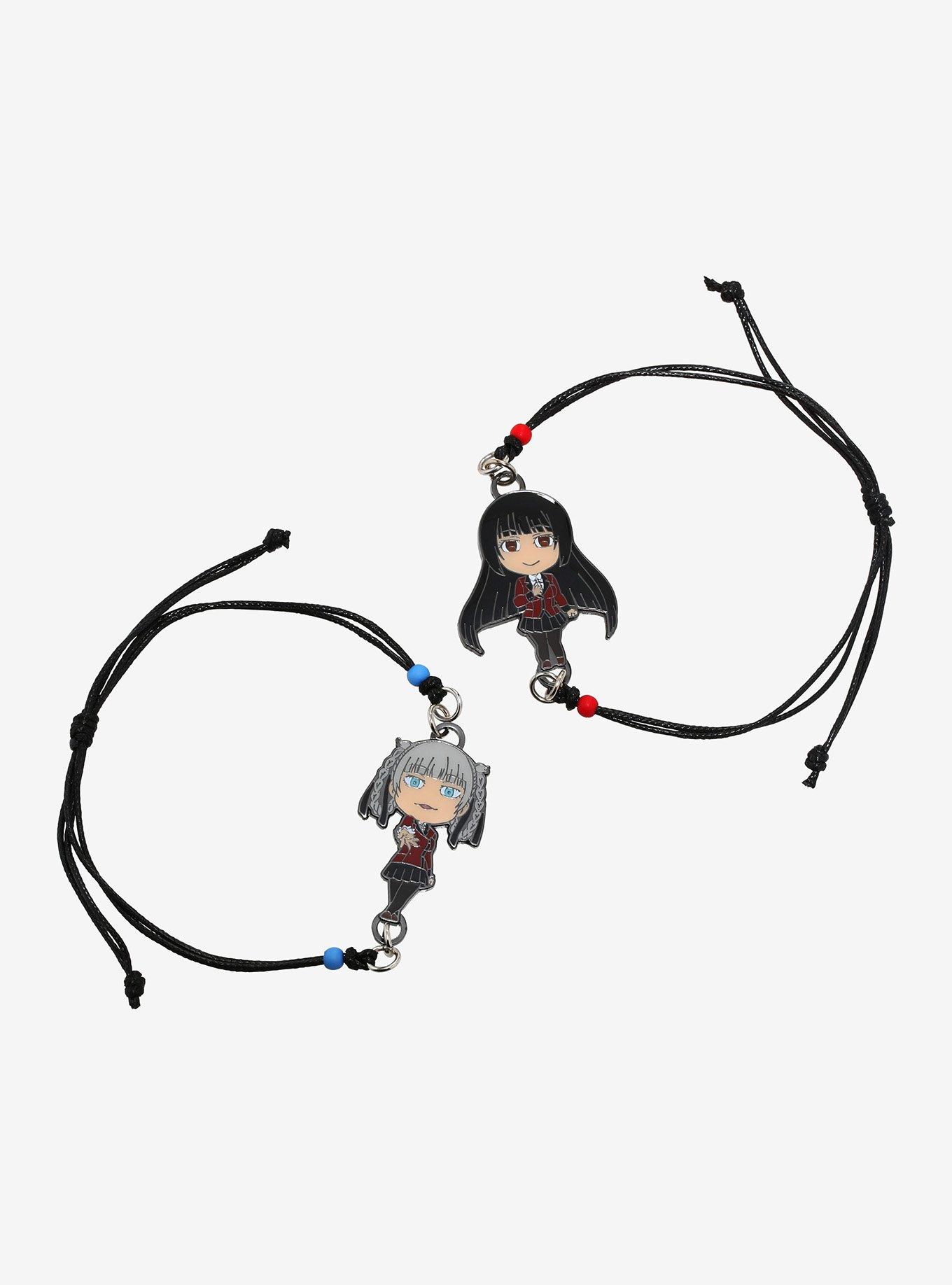 Kakegurui Yumeko & Kirari Best Friend Cord Bracelet Set, , hi-res