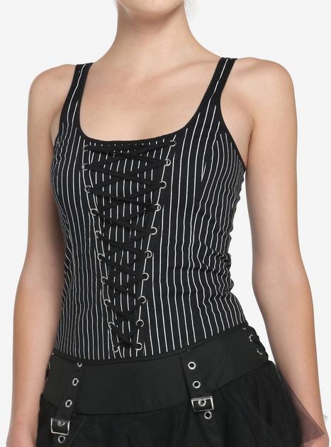 Polka Dot Corset Tank