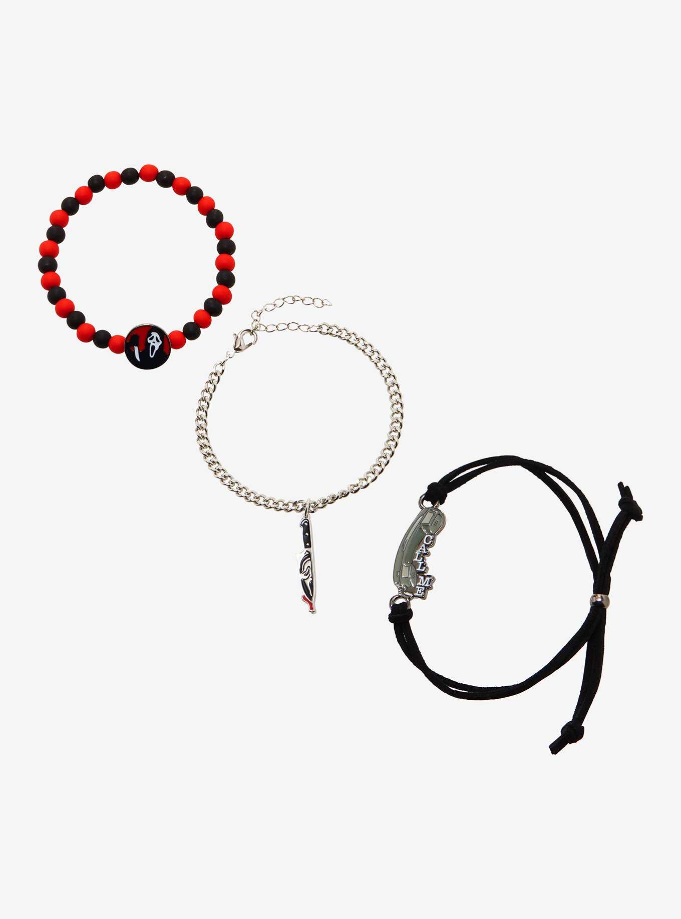 Scream Ghost Face Knife Bracelet Set, , hi-res