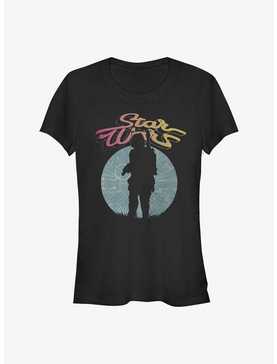 Star Wars Boba Fett Silhouette Girl's T-Shirt, , hi-res