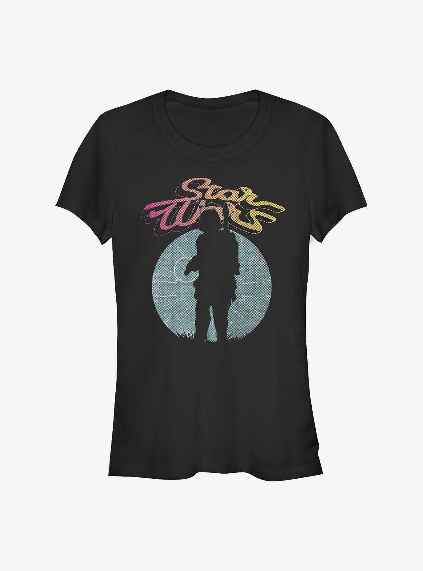Star Wars Boba Fett Silhouette Girl's T-Shirt, , hi-res