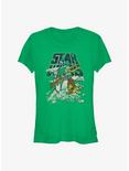 Star Wars Cloudy With A Fett Girl's T-Shirt, KELLY, hi-res