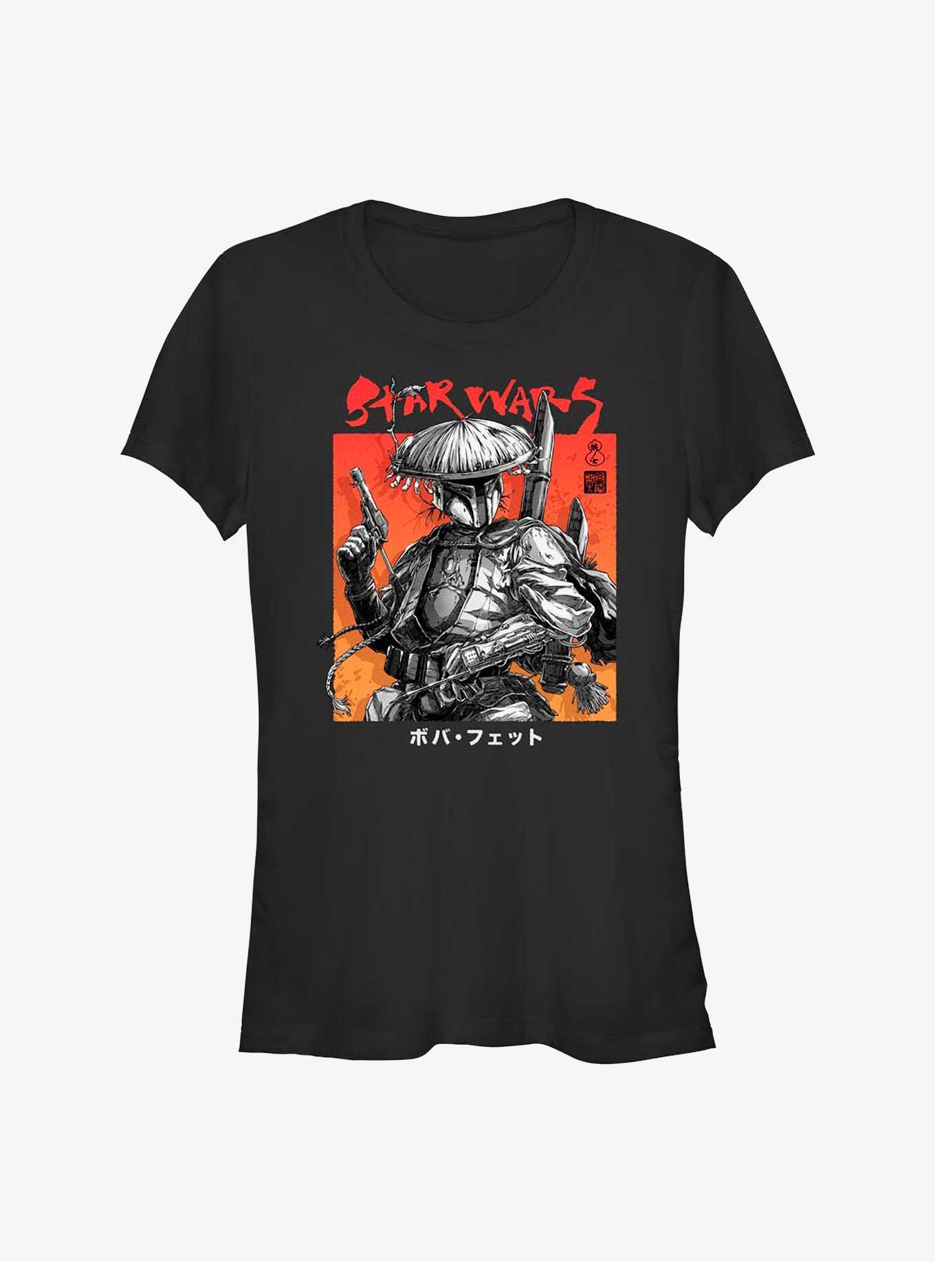 Star Wars: Visions Boba Fett Fett Up Girl's T-Shirt, BLACK, hi-res