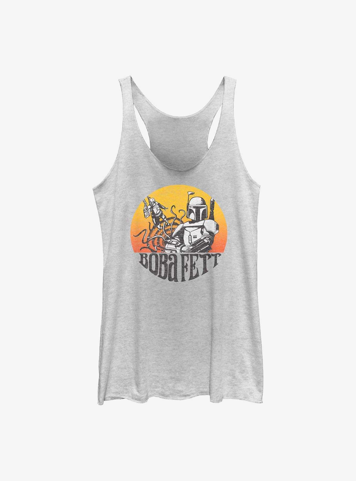Star Wars Boba Fett Girl's Tank, WHITE HTR, hi-res