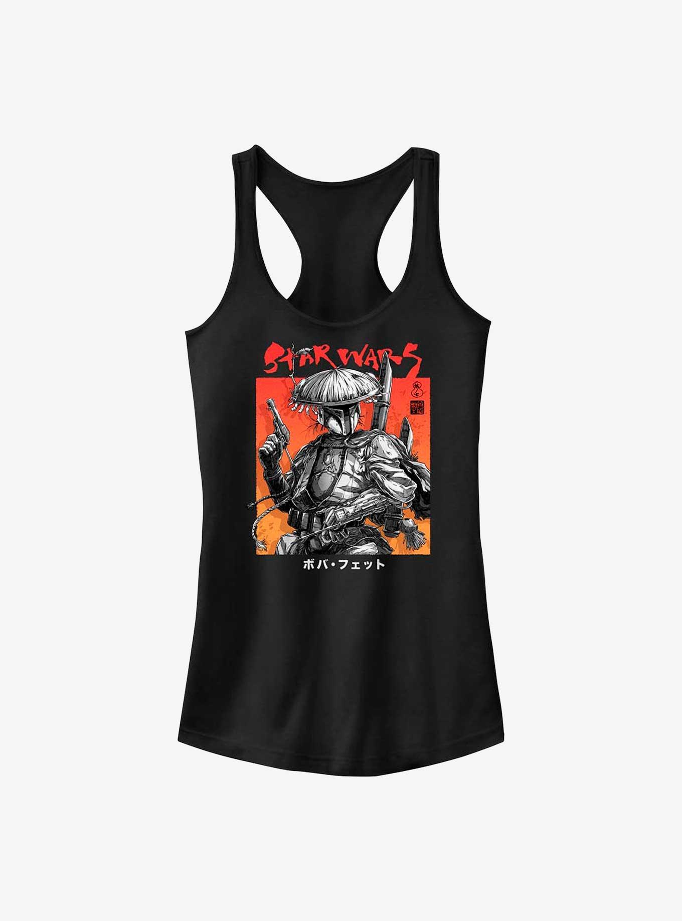 Star Wars: Visions Boba Fett Fett Up Girl's Tank, BLACK, hi-res