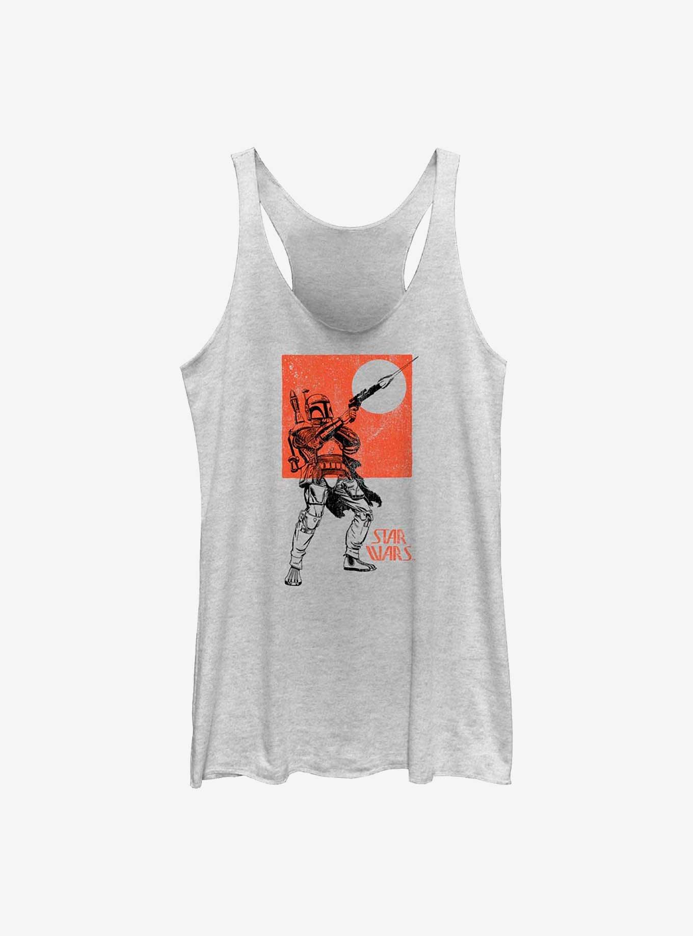 Star Wars High Noon Girl's Tank, WHITE HTR, hi-res