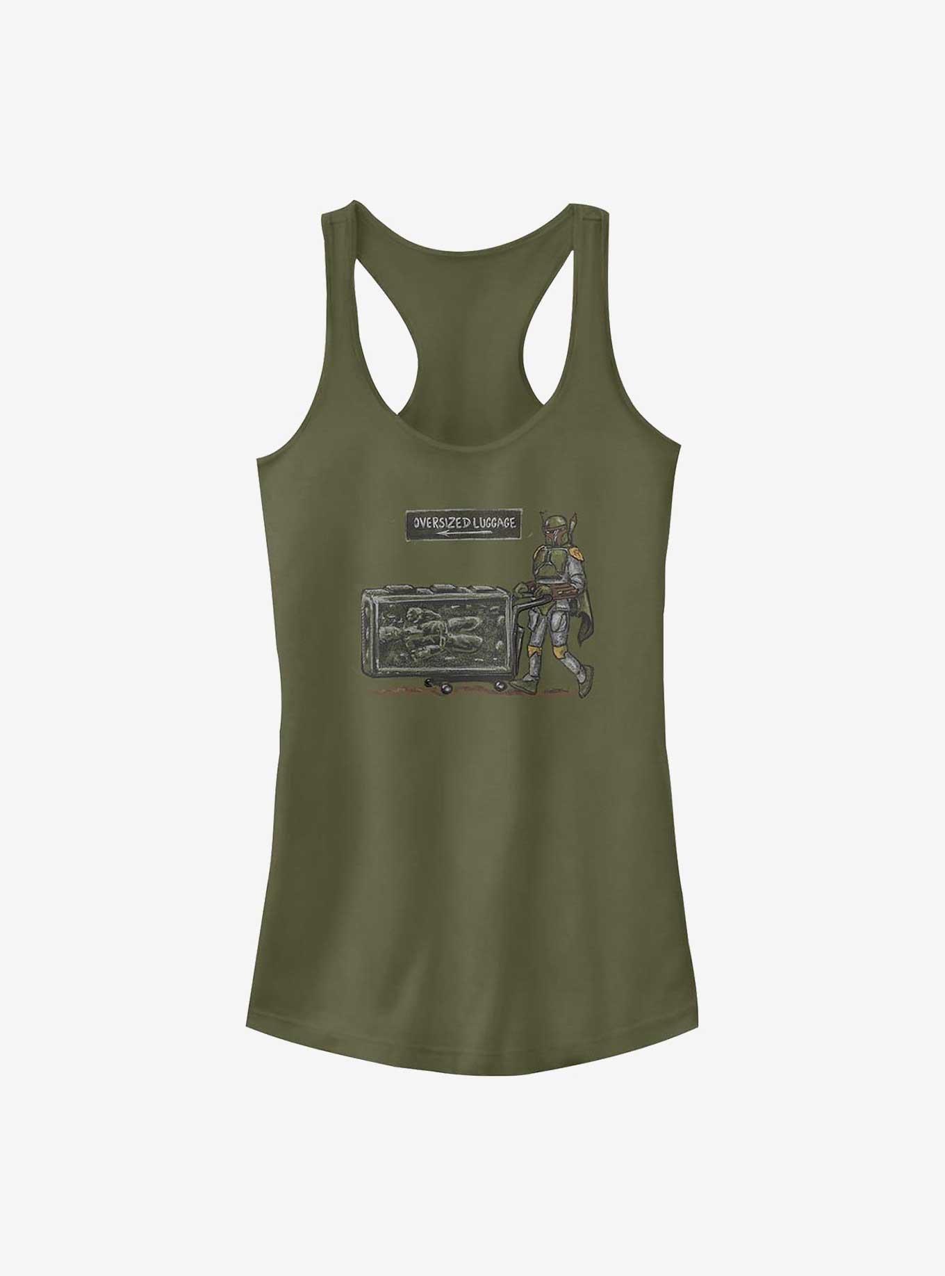 Star Wars Solo Carryon Girl's Tank, MIL GRN, hi-res