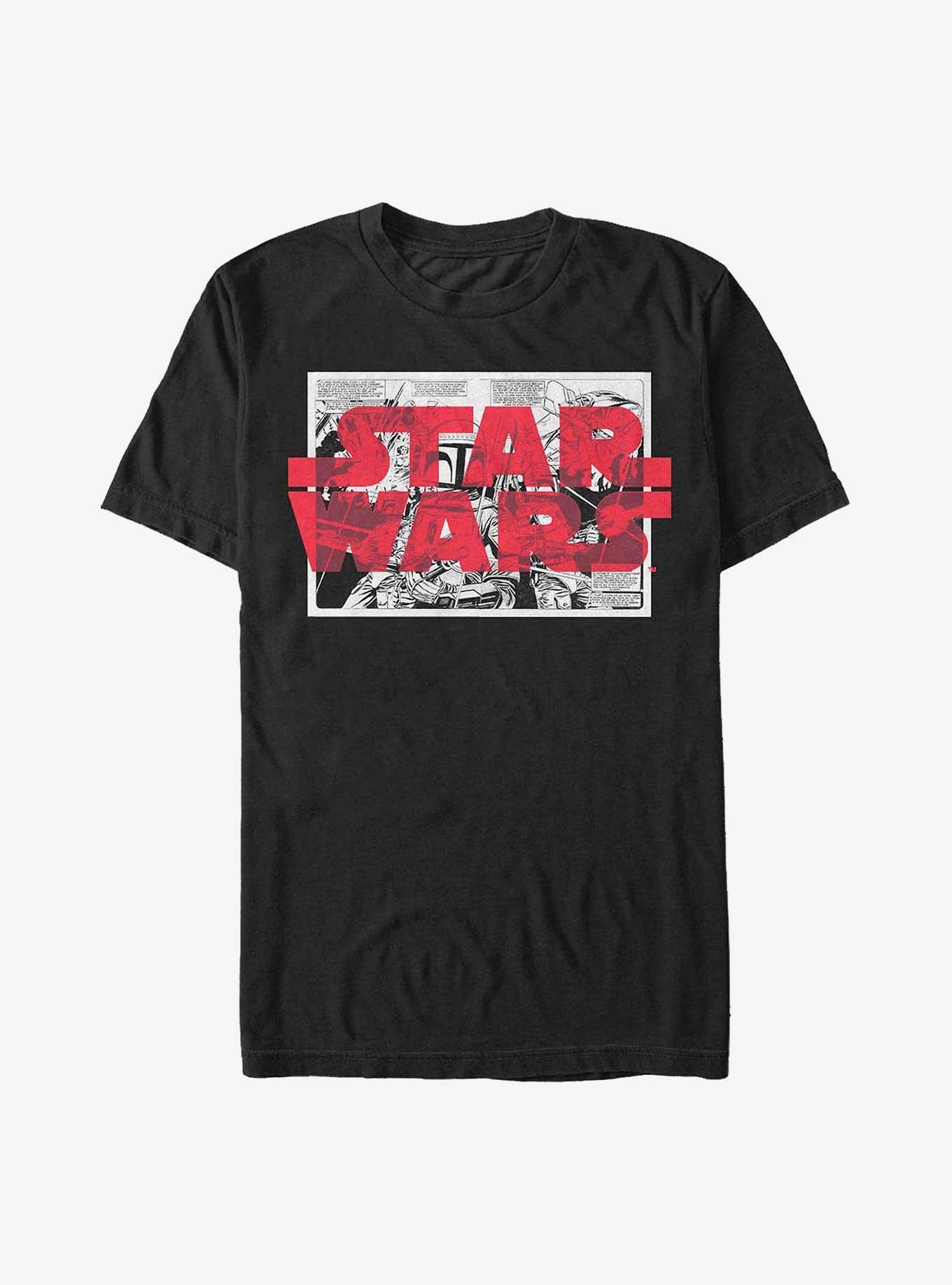 Star Wars Clean Comics T-Shirt, BLACK, hi-res