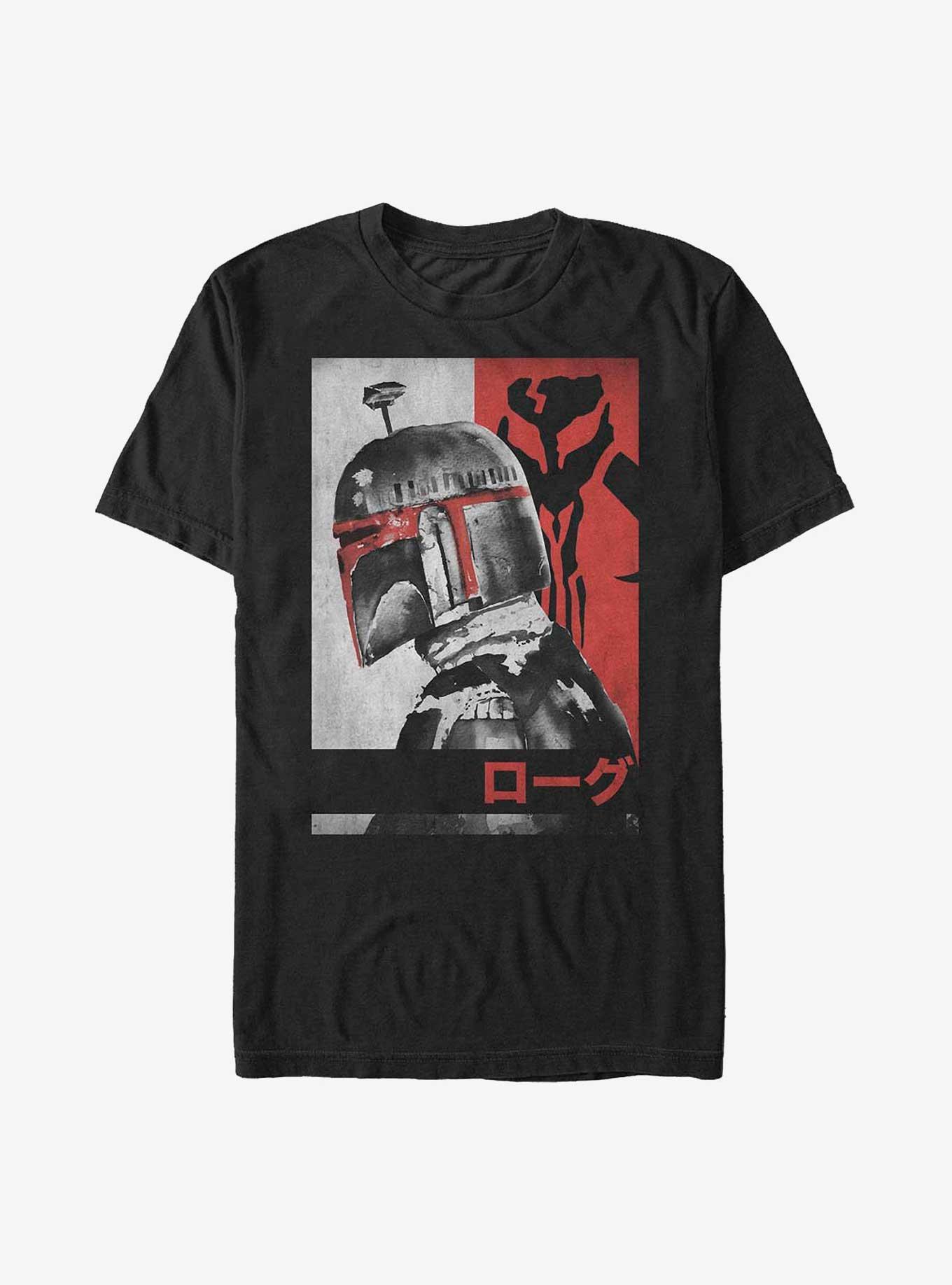 Star Wars Ink And Fett T-Shirt, BLACK, hi-res