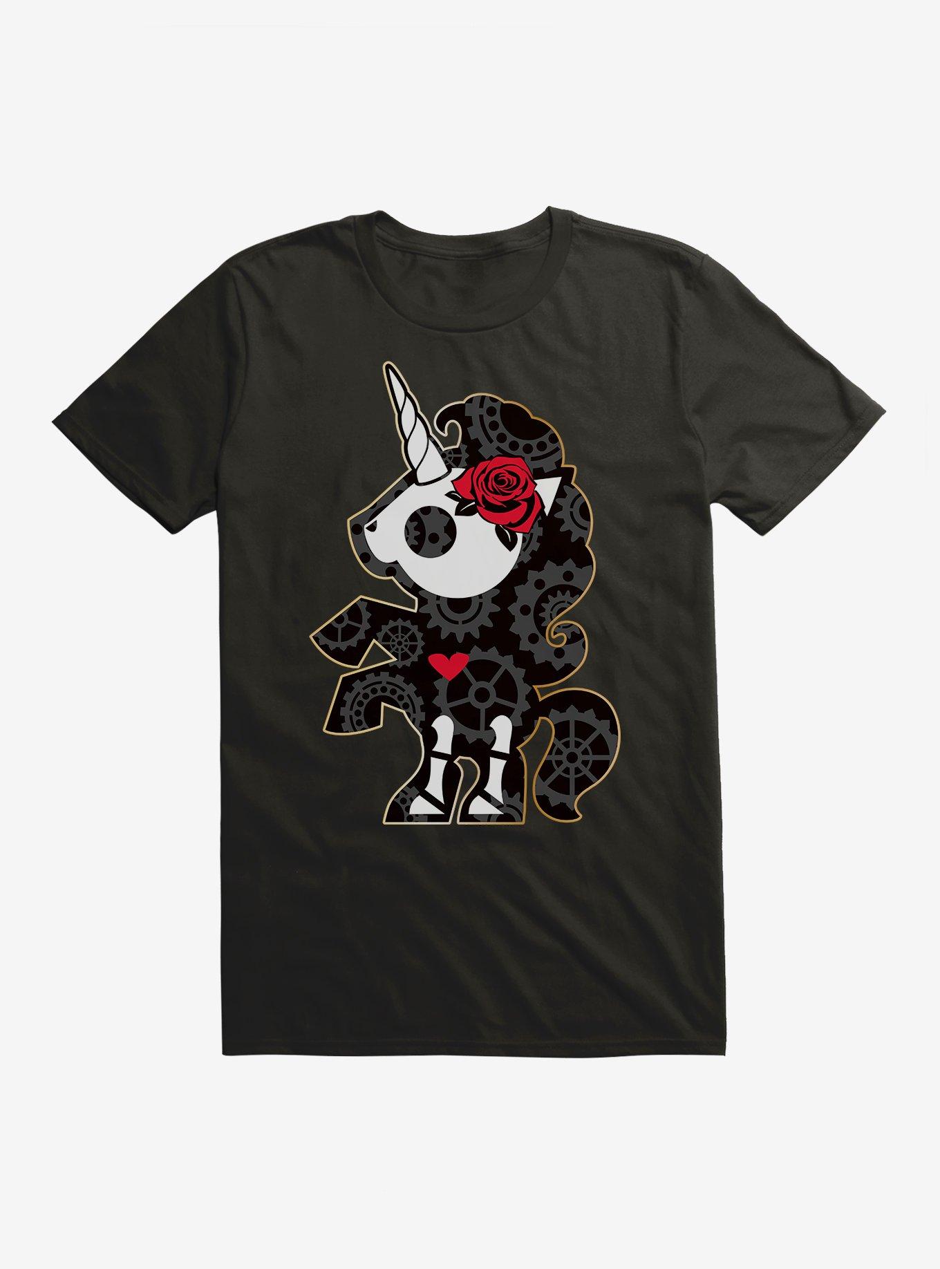 Skelanimals Bonita Rose T-Shirt, BLACK, hi-res