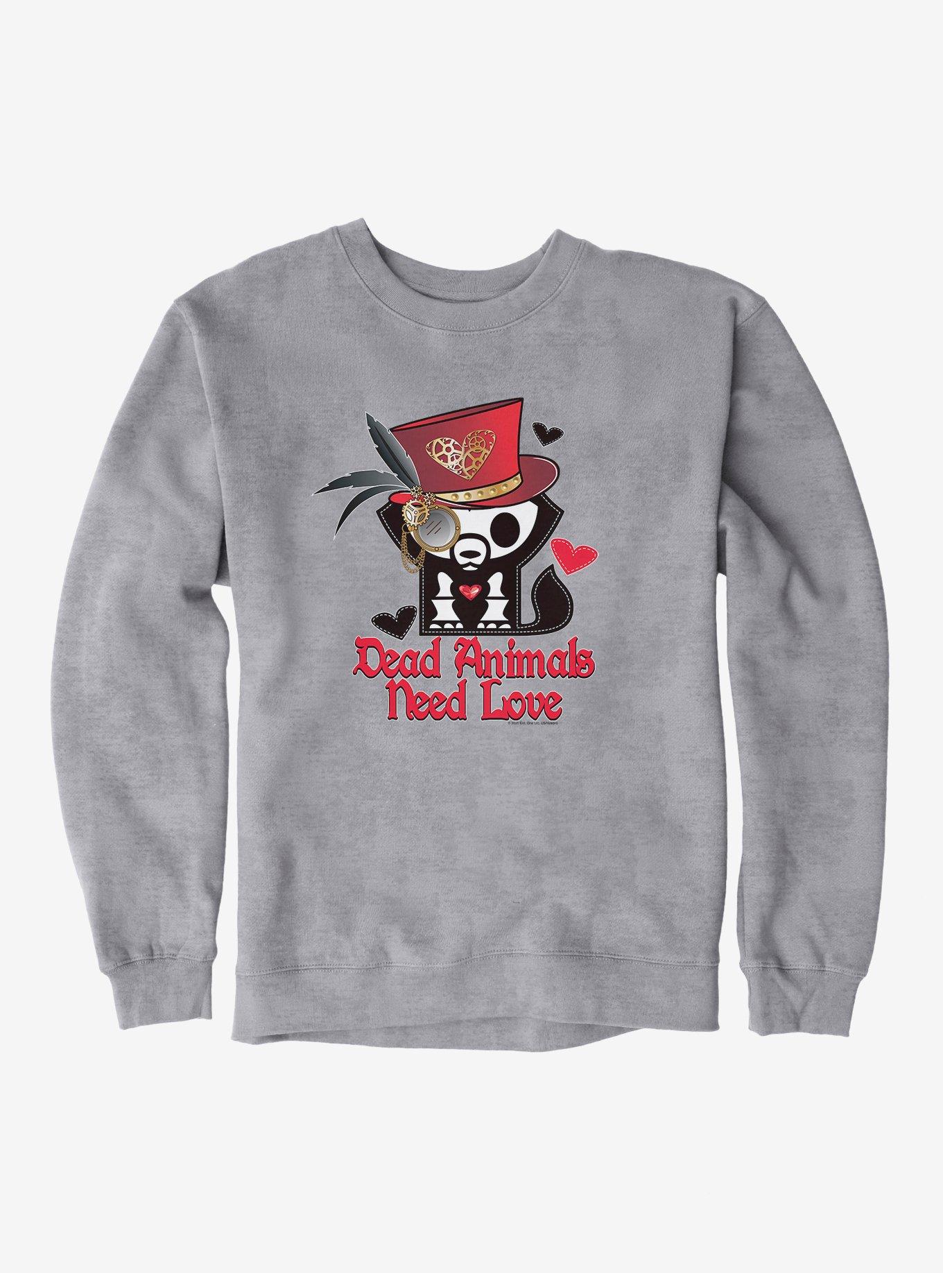 Skelanimals Dead Animals Need Love Sweatshirt, , hi-res