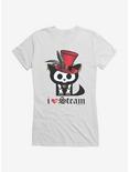 Skelanimals I Love Steam Girls T-Shirt, WHITE, hi-res