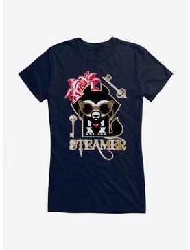 Skelanimals Steamer Girls T-Shirt, NAVY, hi-res