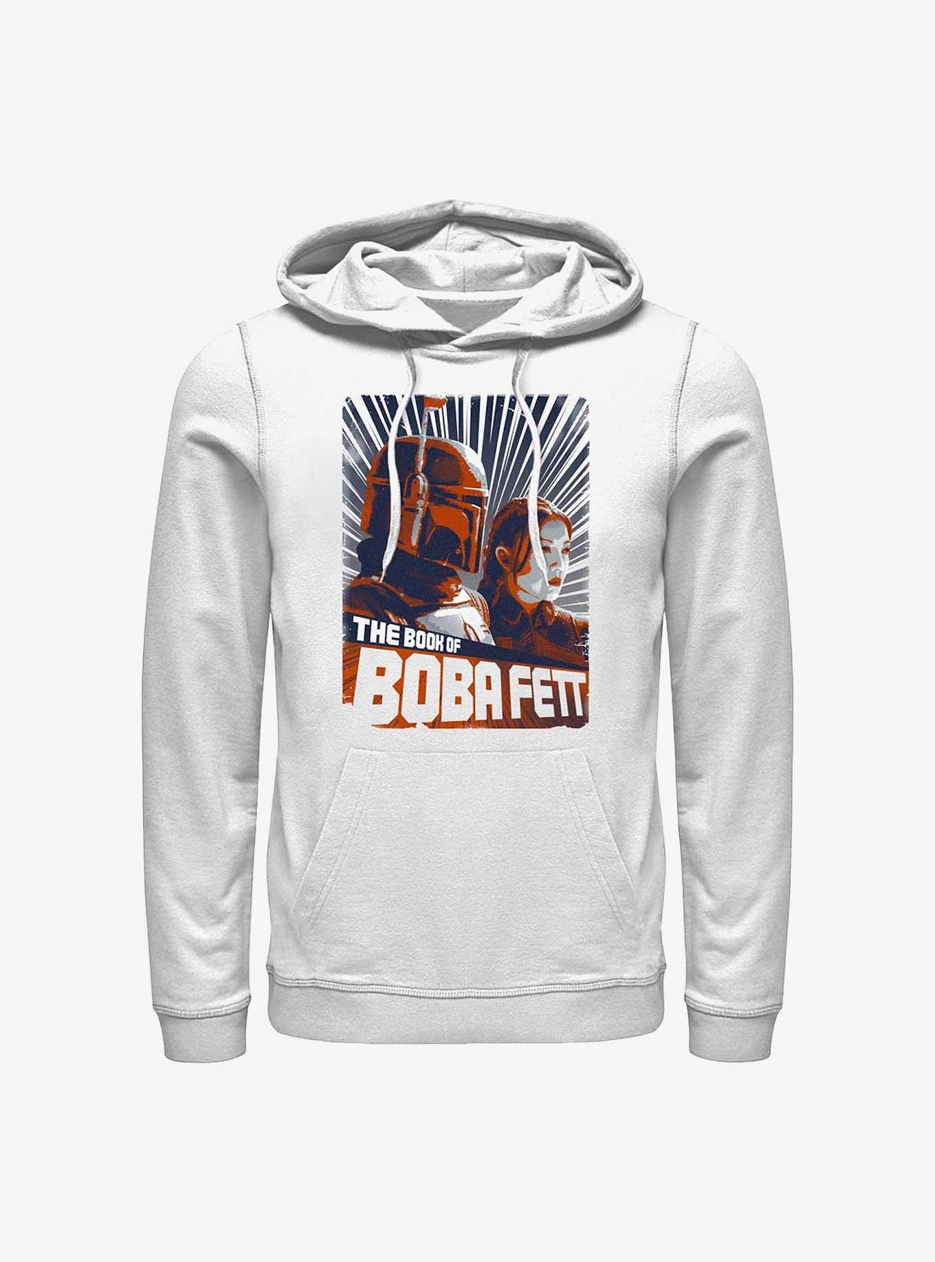 Star Wars Book Of Boba Fett Legends Of The Sand Hoodie - WHITE | BoxLunch