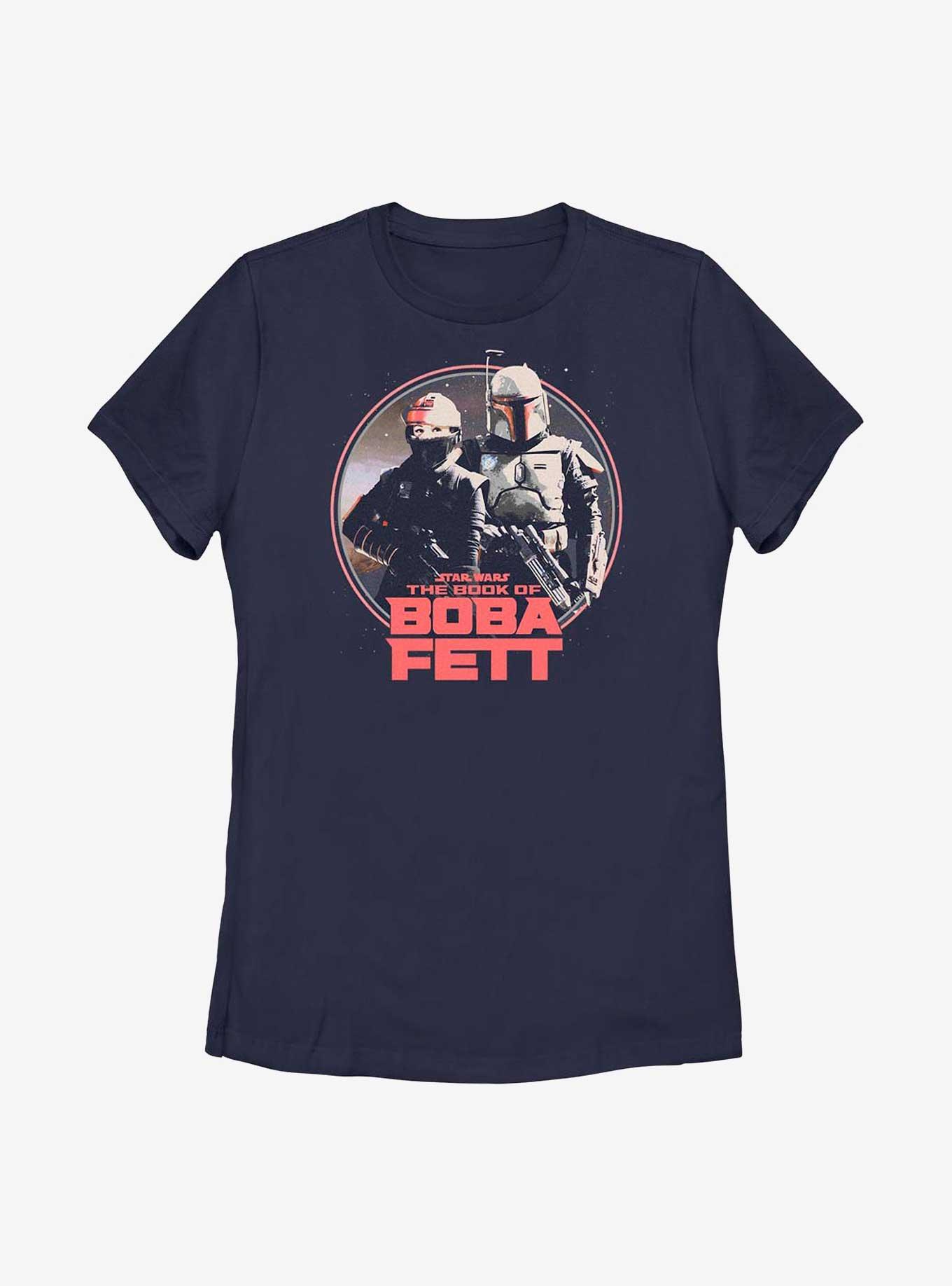 Star Wars Book Of Boba Fett Stand Your Ground Womens T-Shirt, NAVY, hi-res