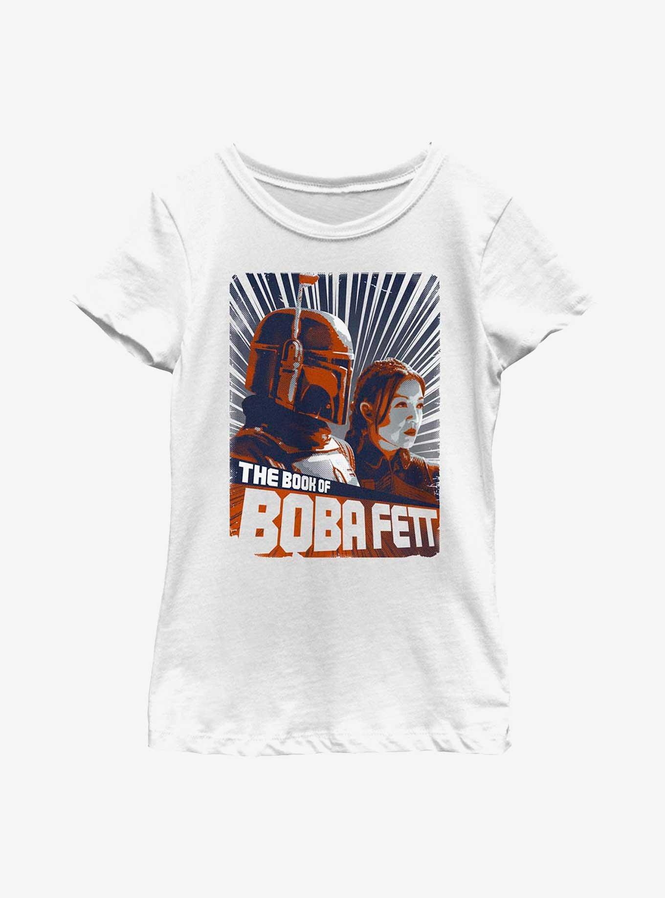 Star Wars Book Of Boba Fett Legends Of The Sand Youth Girls T-Shirt, , hi-res