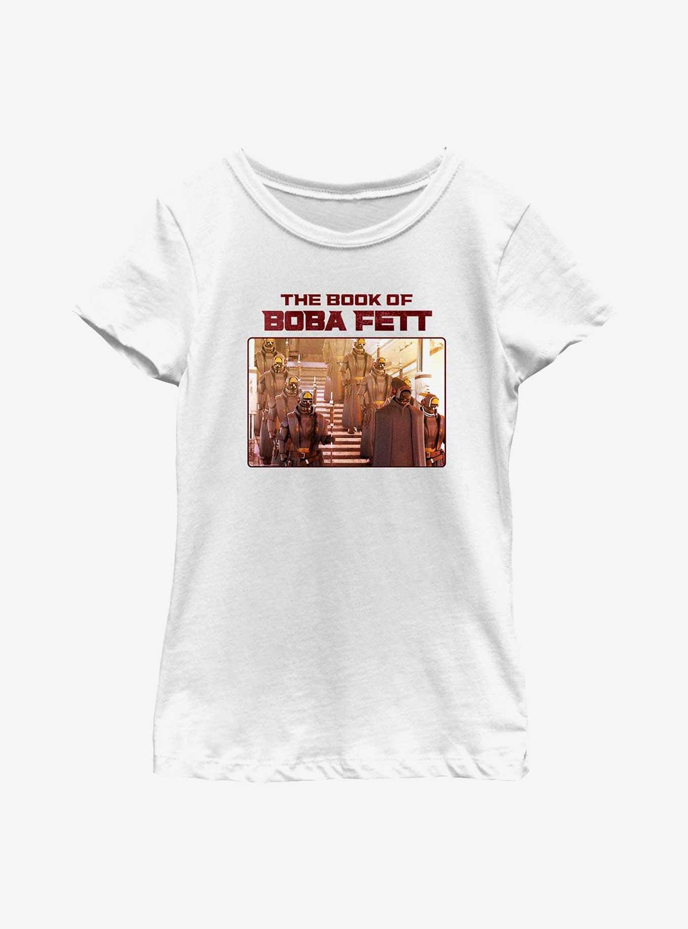 Star Wars Book Of Boba Fett Take Cover Youth Girls T-Shirt, , hi-res