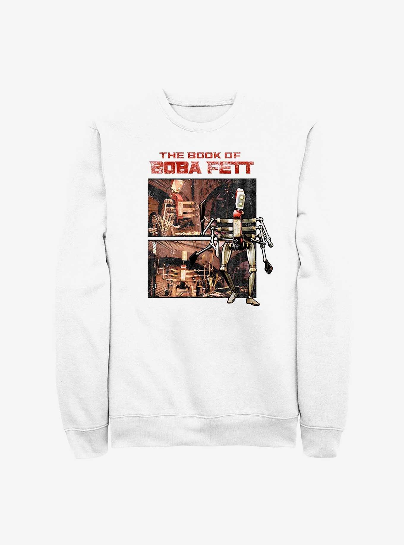 Star Wars Book Of Boba Fett All Or Nothing Sweatshirt, WHITE, hi-res