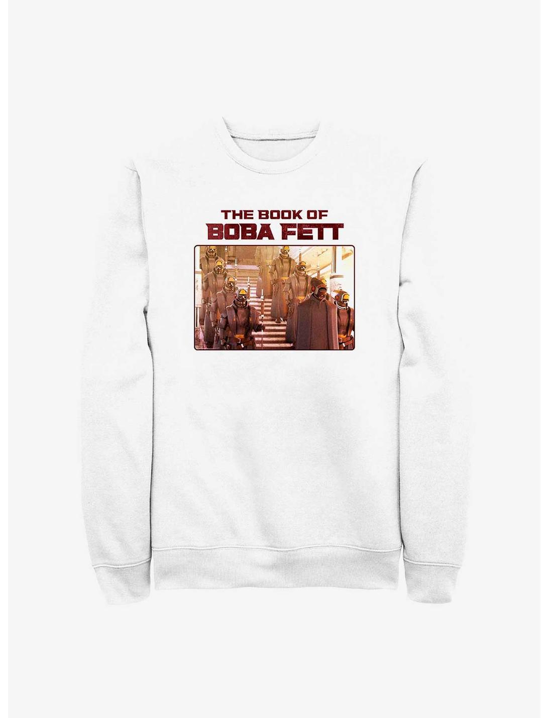 Star Wars Book Of Boba Fett Take Cover Sweatshirt, WHITE, hi-res
