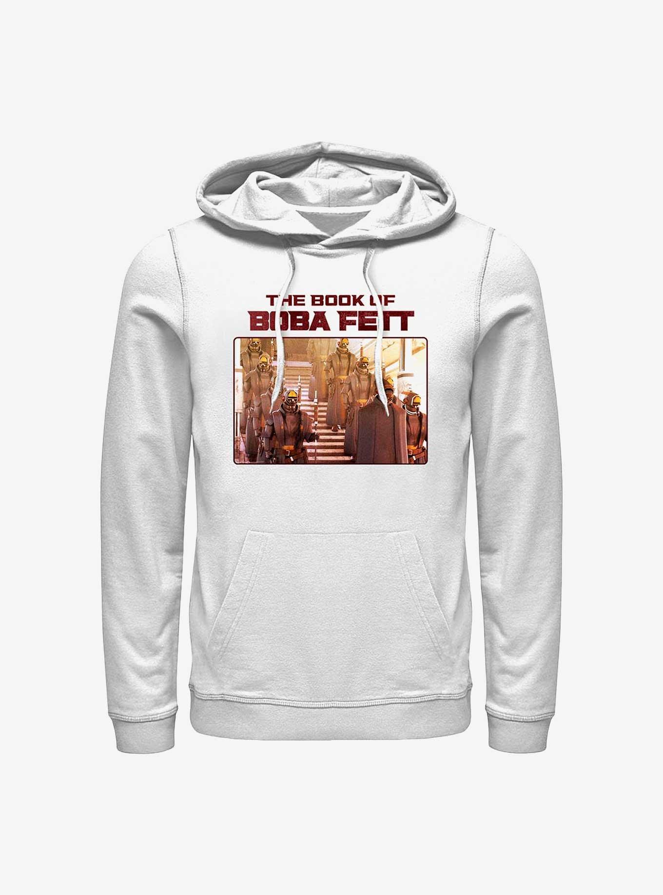 Star Wars Book Of Boba Fett Take Cover Hoodie, WHITE, hi-res