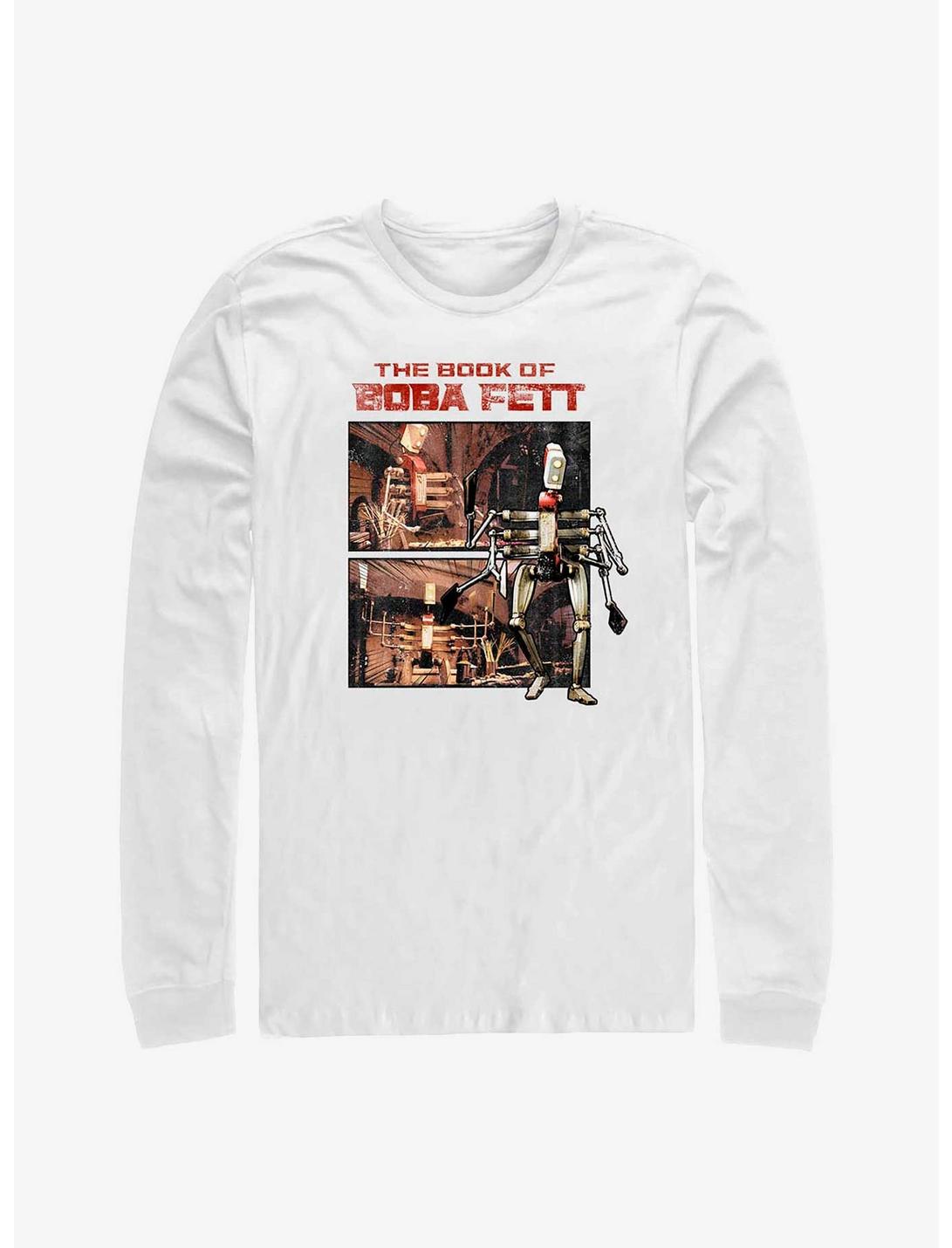 Star Wars Book Of Boba Fett All Or Nothing Long-Sleeve T-Shirt, WHITE, hi-res