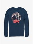 Star Wars Book Of Boba Fett Stand Your Ground Long-Sleeve T-Shirt, NAVY, hi-res