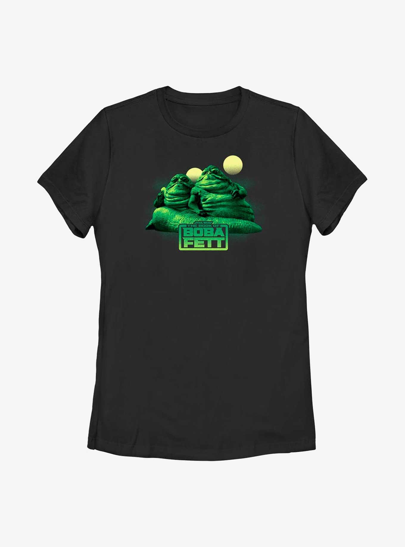 Star Wars Book Of Boba Fett The Twins Suns Womens T-Shirt, BLACK, hi-res