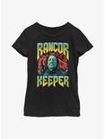 Star Wars Book Of Boba Fett Rancor Keeper Youth Girls T-Shirt, BLACK, hi-res