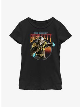Star Wars Book Of Boba Fett Black Krrsantan Youth Girls T-Shirt, , hi-res