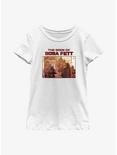 Star Wars Book Of Boba Fett Take Cover Youth Girls T-Shirt, WHITE, hi-res
