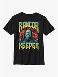 Star Wars Book Of Boba Fett Rancor Keeper Youth T-Shirt, BLACK, hi-res
